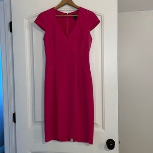 Hot pink pageant interview dress